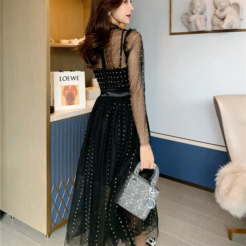 Женское Сетчатое платье Mozuleva вечерние платья знаменитостей с бисером и длинным