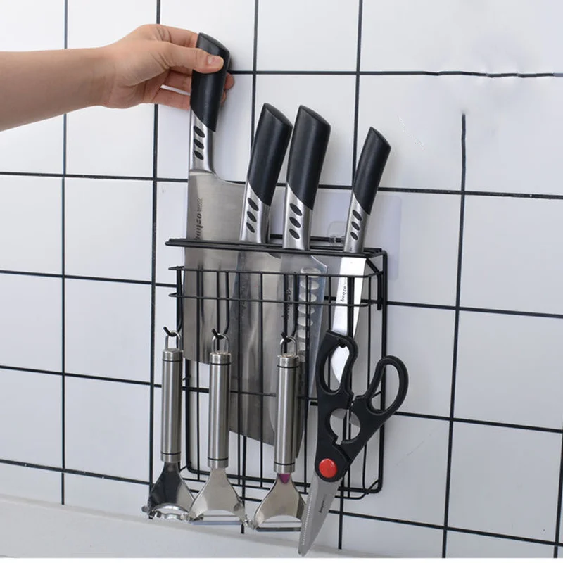 

Стеллаж для кухонных ножей из нержавеющей стали