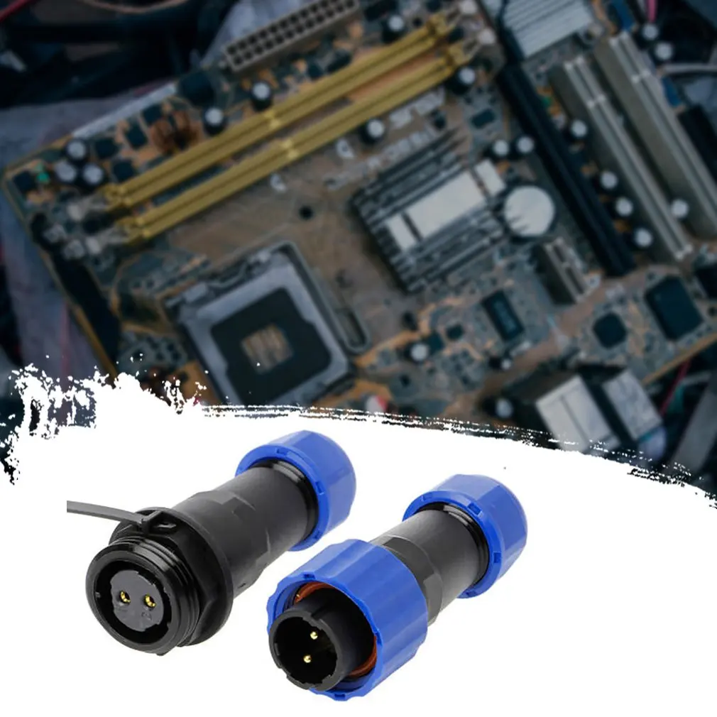 IP68 SP16 серия 2Pin 9Pin Водонепроницаемая круговая воздушная пробка Конвертер розетка