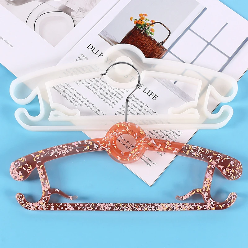 

Набор силиконовых форм для литья смолы для рукоделия, вешалка для пальто из эпоксидной смолы, бесшовная ширина плеч, УФ-лампа, искусство руч...