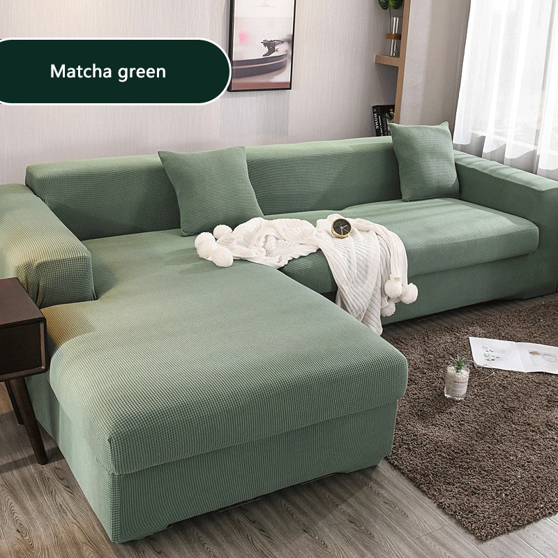 velvet sofa covers for living room solid sectional sofa cover elastic couch cover home decor fundas sofa slipover top quality free global shipping