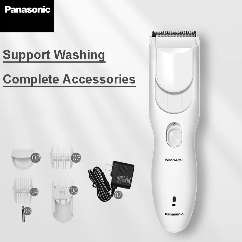 

Panasonic Hair Clipper ER-PGF40 Rechargeable Trimmer Blade Washing Electric 4 Kinds of Accessories For Family