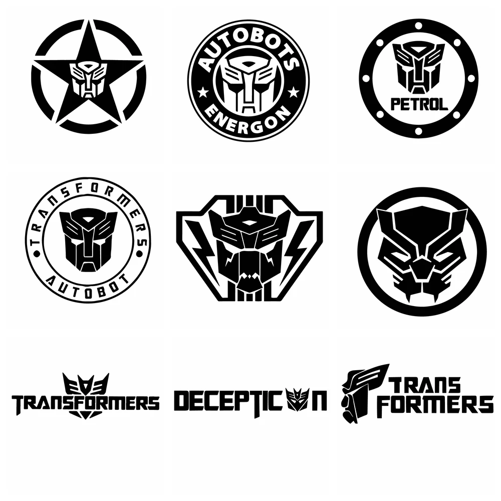 

Creative Transformers Car Decal Vinyl Car Styling Decal Sticker Art Design Pattern Car Accessories For Windshield Waterproof