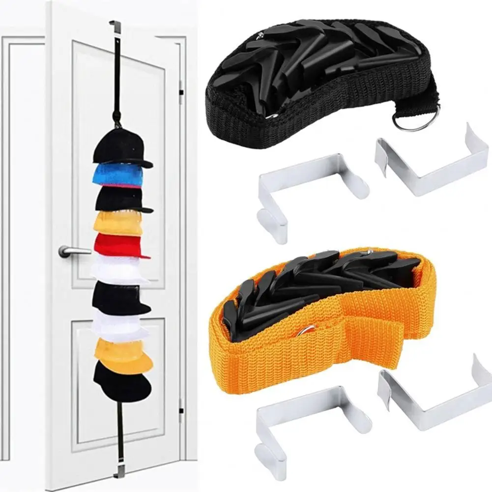 

Hot Sales!!!Coat Hanger Adjustable Punch-free Polyester Practical Door Rack for Bedroom
