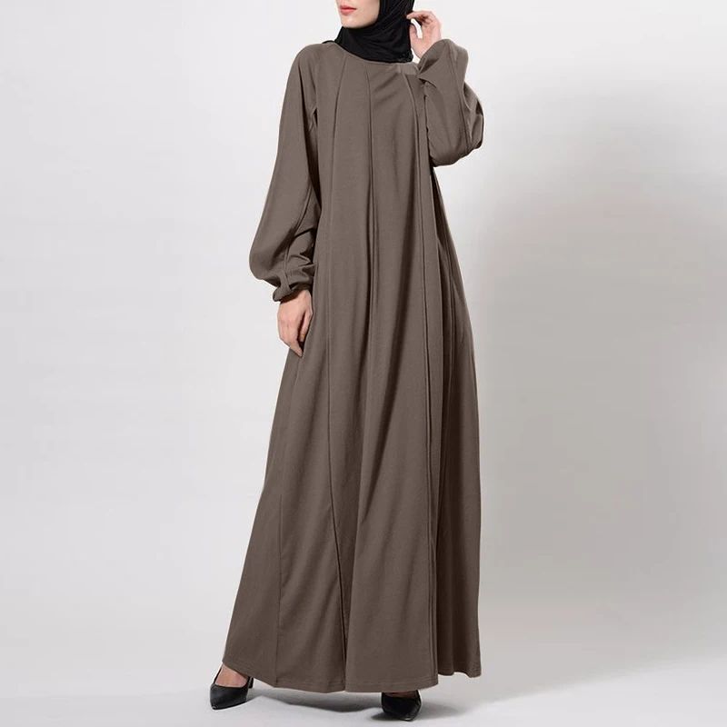 Платье ZANZEA женское повседневное свободного кроя, Кафтан Абая, Исламская одежда, модная мусульманская длинная одежда, кафтан, Халат