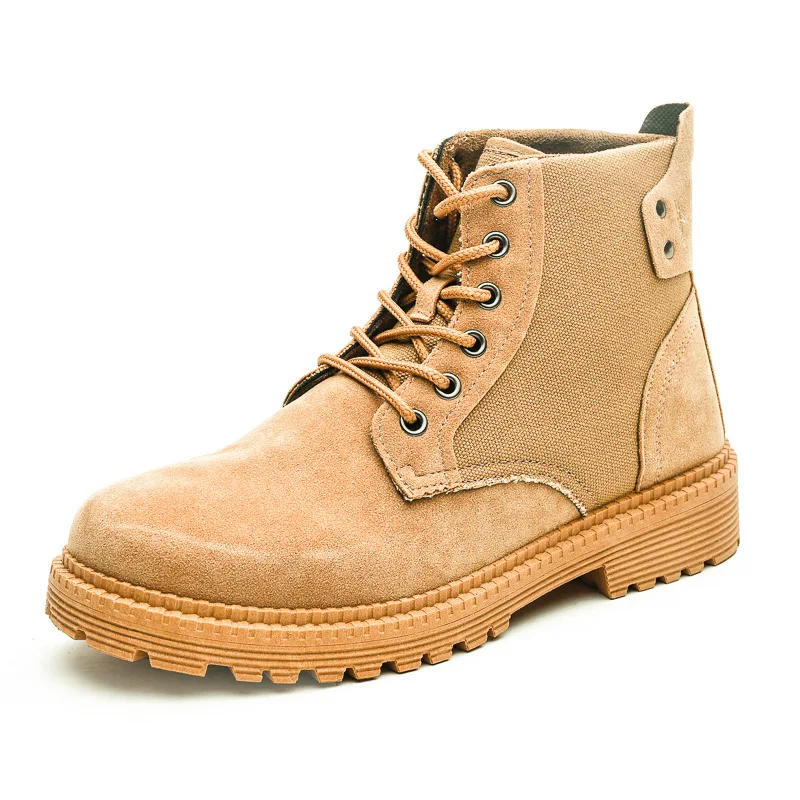 Новинка мужские Ботильоны замшевая кожаная обувь ботинки-дезерты сезон