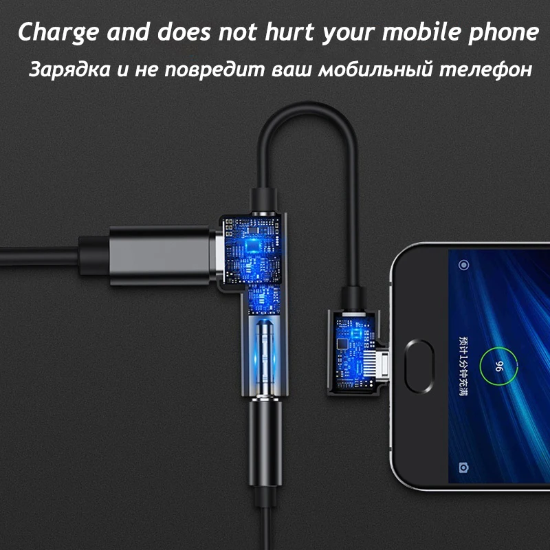 2 в 1 аудио адаптер TypeC 3,5 мм разветвитель AUX Adaptateur для samsung Galaxy A90 A80 A70 A50 A30 S10 Auriculares Tipo C Adaptador