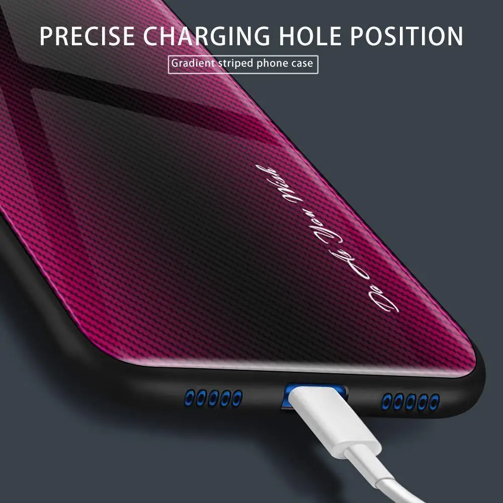 Чехол из закаленного стекла для ASUS Zenfone Max Pro M1 ZB601KL ZB602KL M2 ZB631KL ZB633KL текстура градиентный чехол Чехол Capas Coque Funda