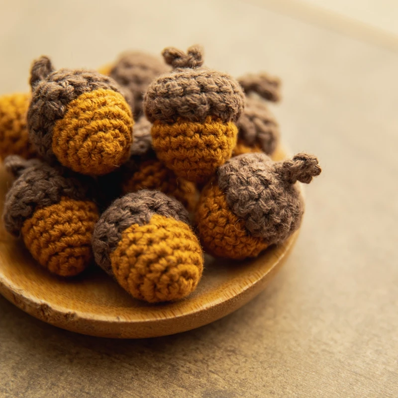 Деревянные бусины для прорезывания зубов 5 шт. деревянные вязания крючком