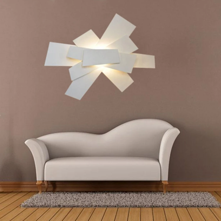 Светодиодный настенный светильник в форме банта акриловое современное бра для