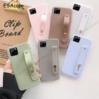 Ремешок на запястье для OPPO Realme C15 C12 C11, Мягкий Силиконовый противоударный чехол для OPPO Realme 6 Pro 6S Чехол-подставка для телефона C3