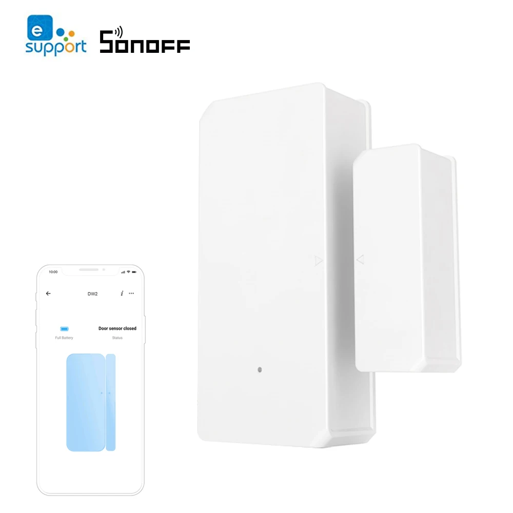SONOFF DW2 сенсор Wifi беспроводной датчик двери окна Сигнализация открытые/Закрытые
