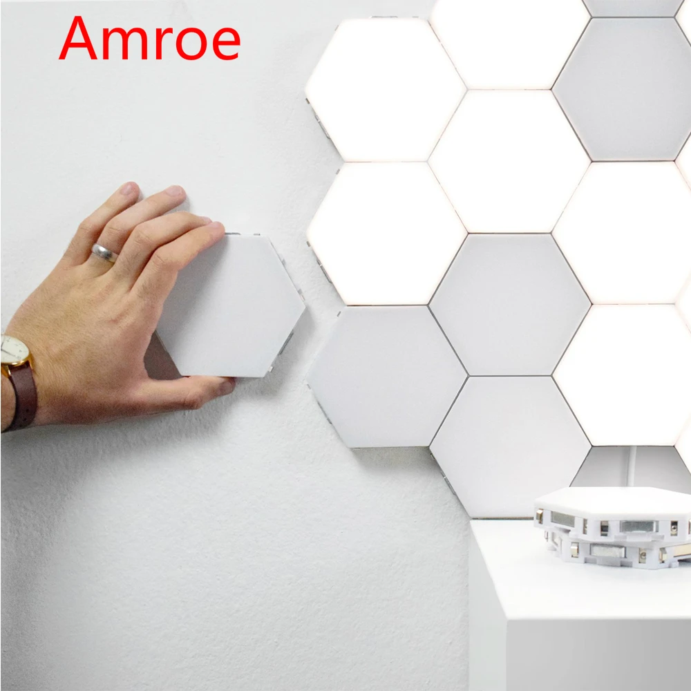 Amroe квантовый светильник светодиодный шестигранный сделай сам геометрия