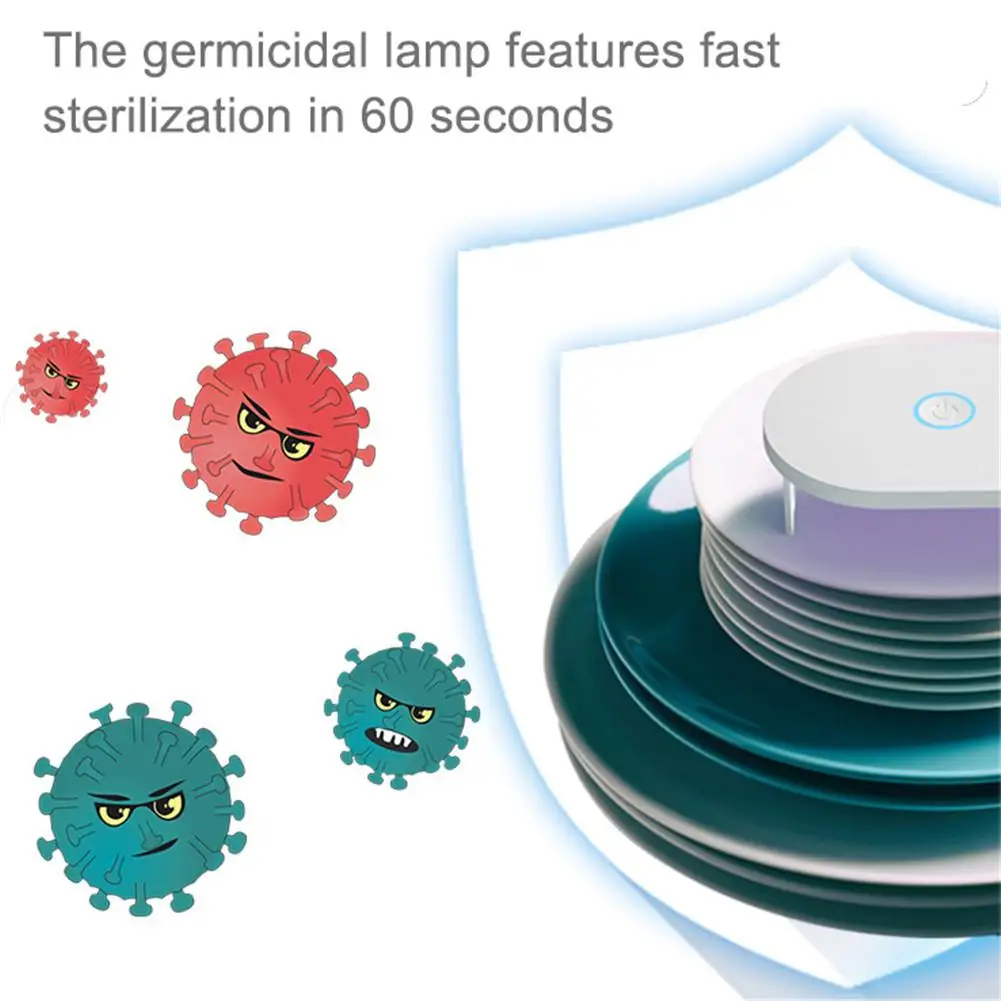 

5V USB Ultraviolet Germicidal Lamp Portable Folding Tableware Disinfection Box Sterilizer For Home Office