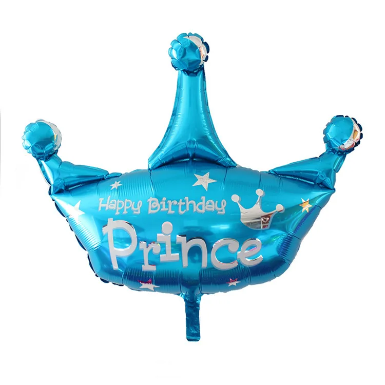 

Crown balloon children's toy balloon prince princess crown balloon birthday party decoration aluminum foil balloon