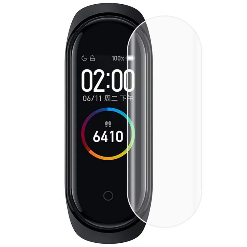 Мягкая защитная пленка из ТПУ с полным покрытием 5 шт. для Xiaomi Mi Band 4 Band4 Miband
