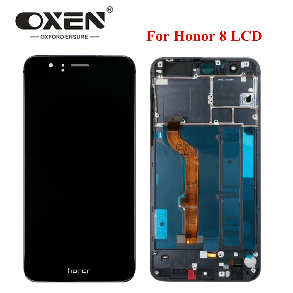 ЖК дисплей OXEN для Huawei Honor 8 дигитайзер сенсорного экрана в сборке с рамкой сменный