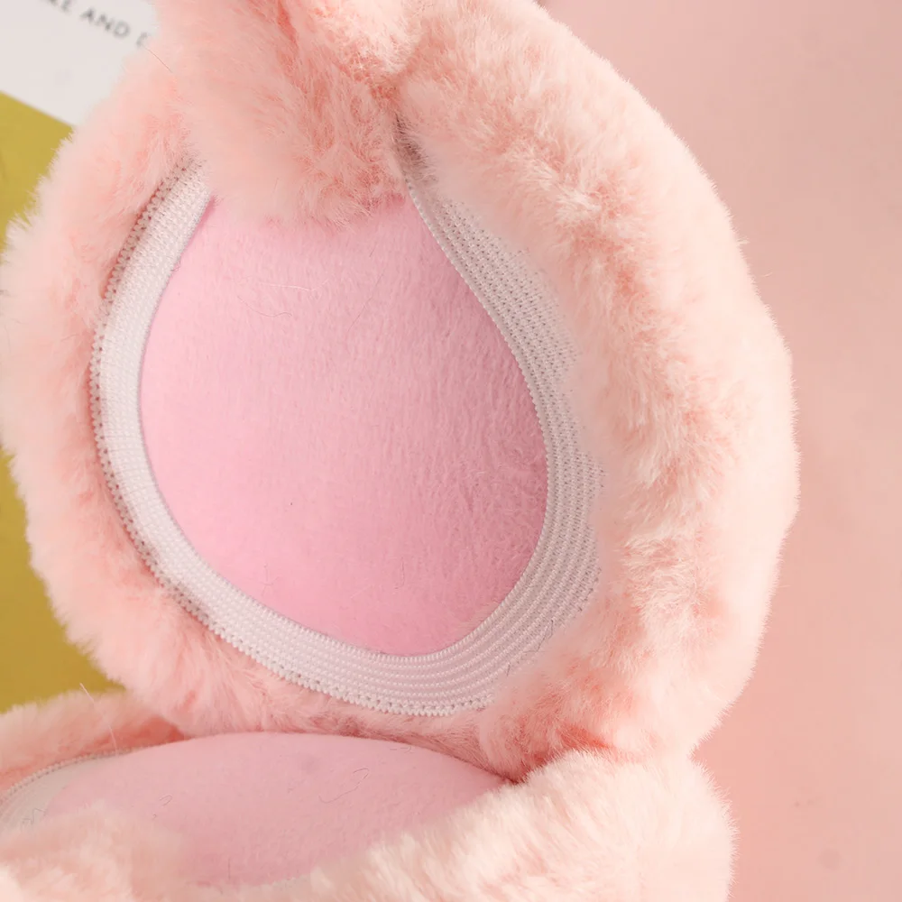 

Brand New 2020 Fashion Women Girl Winter Plush Ear Warmer Casual Earmuffs Rabbit Folding Ear Muffs Earlap Headband