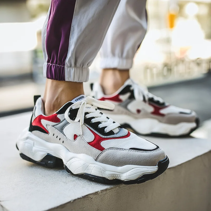 

Туфли мужские спортивные, повседневные лоферы, удобная модная легкая обувь на плоской подошве, без застежки, однотонные, для отдыха, весна