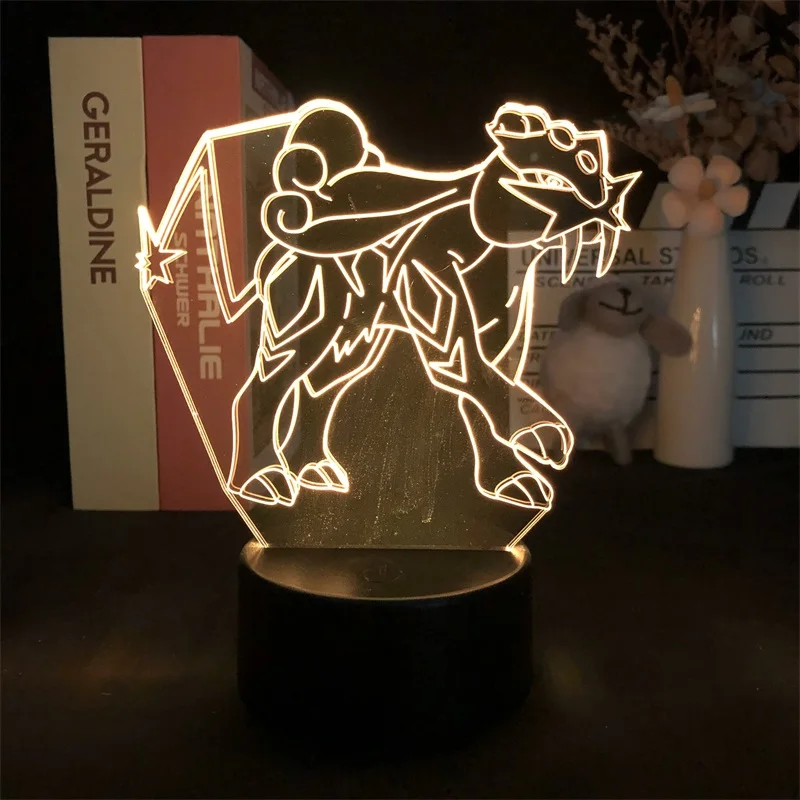 

Nightlight Alarm Clock Base Light Raikou Game Characters Color with Remote Decoration Dropship Best Selling Present Child