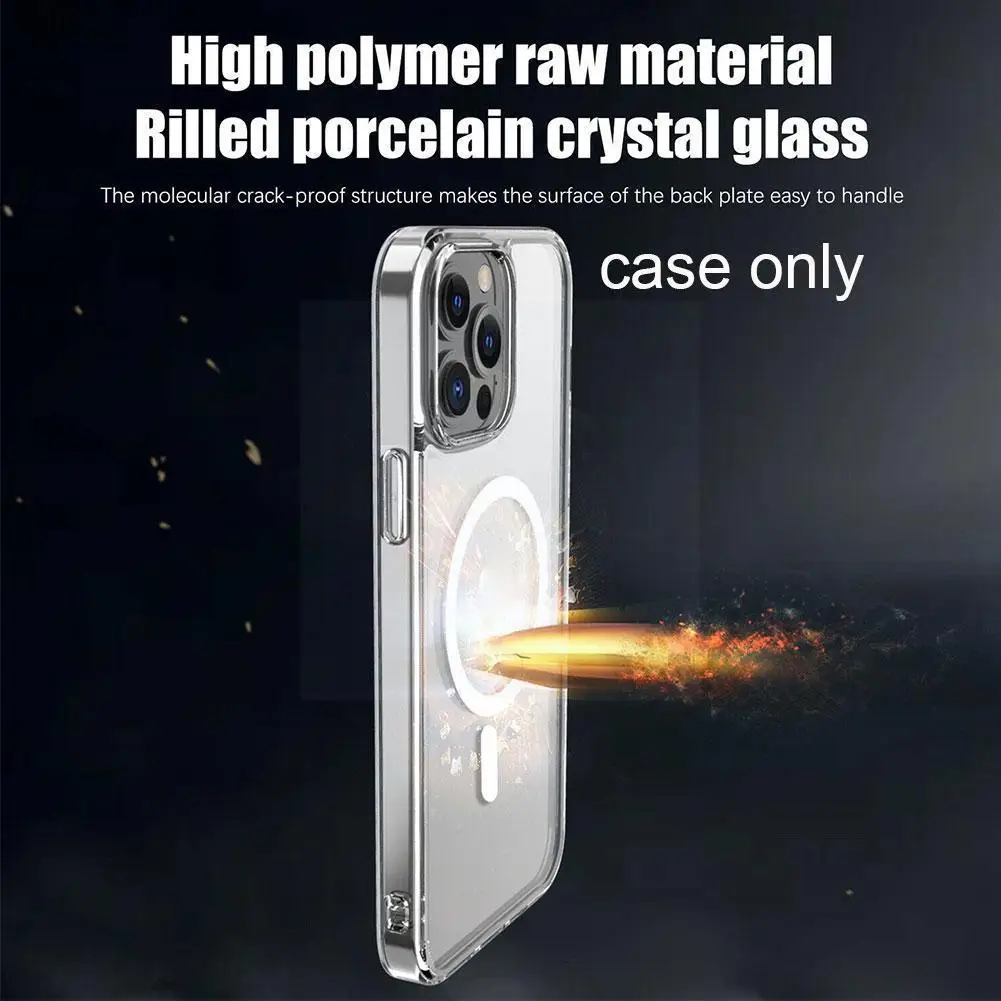 

1pc Phone For 13 Pro Max Mini Clear Soft Light Cover Y2w4