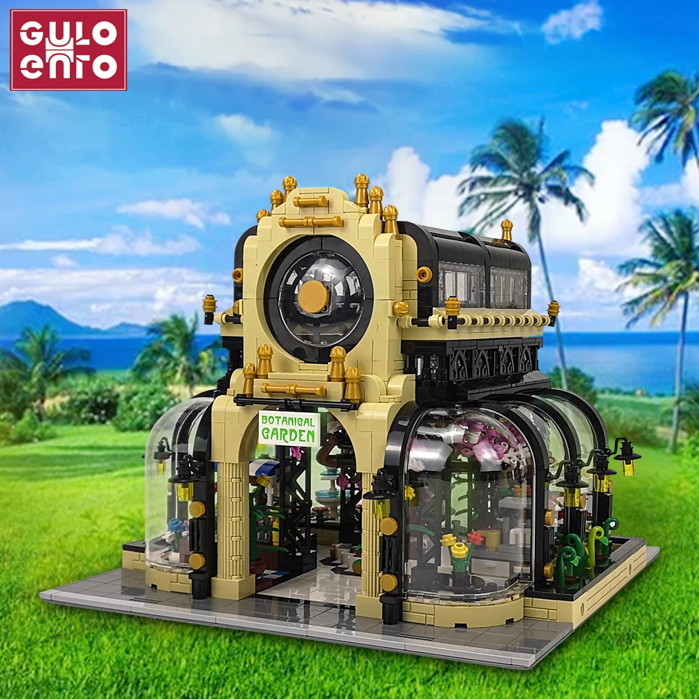 

Модель ботанического сада, строительные блоки, креативная архитектура, городской уличный вид, цветок, светящиеся блоки, игрушки для девочек...