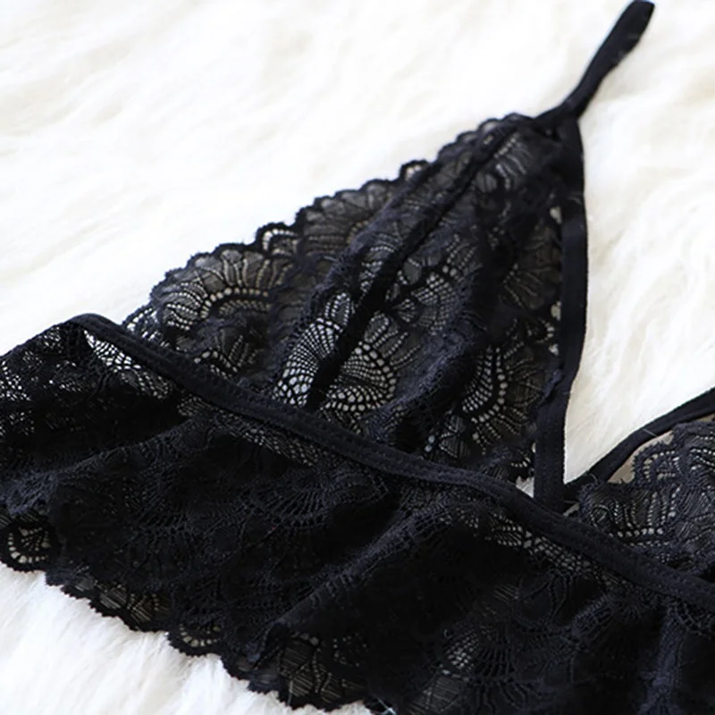 Сексуальное женское белье кружевное сексуальное тонкое глубокий v-образный