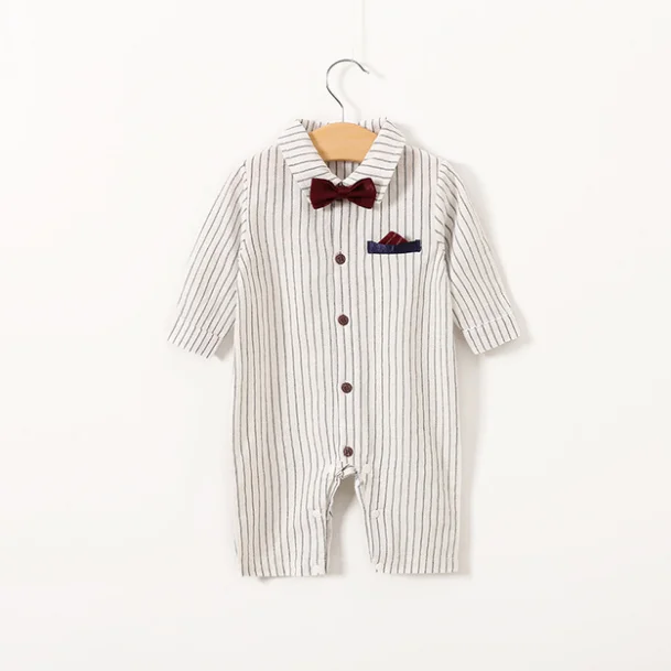 Комбинезон для новорожденных джентльменов мальчиков зимние комбинезоны