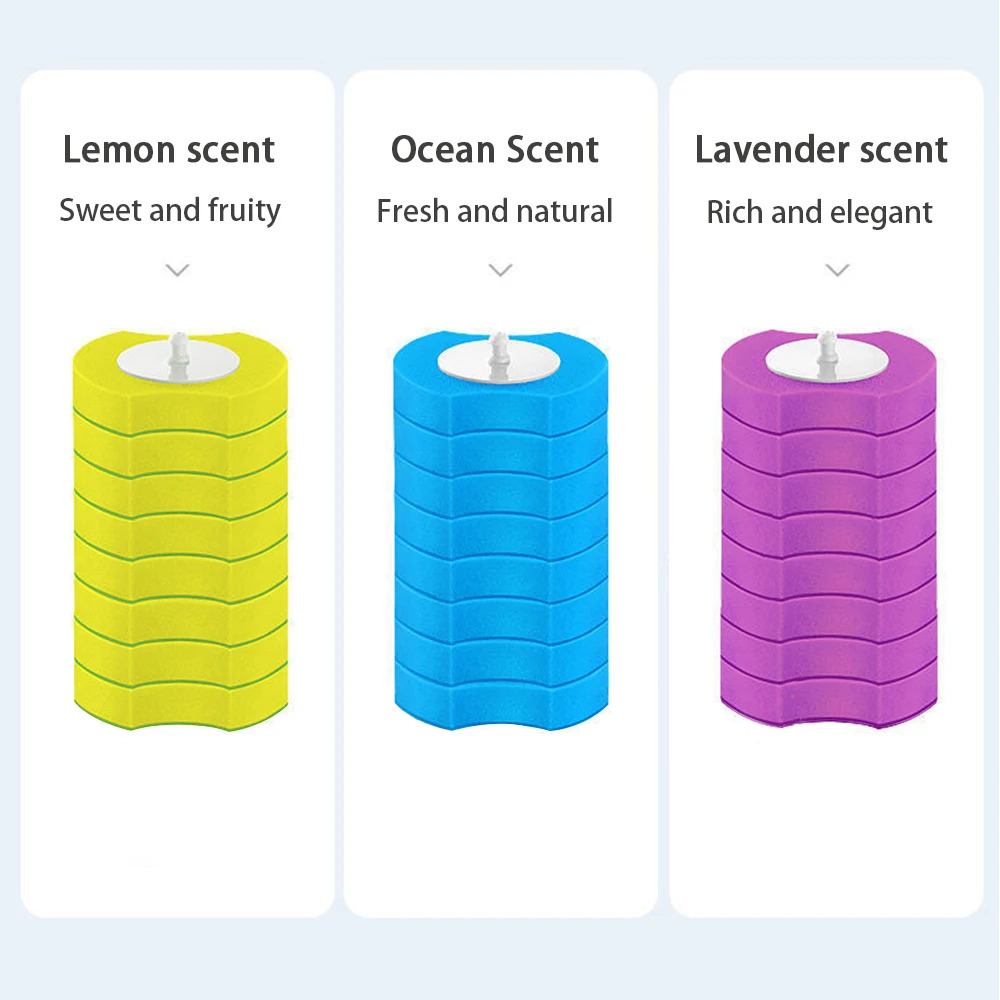 

Disposable Toilet Brush Three Kinds Of Fragrance Replacement Brush Head Hygienic Eco-Friendly Bathroom Accessories