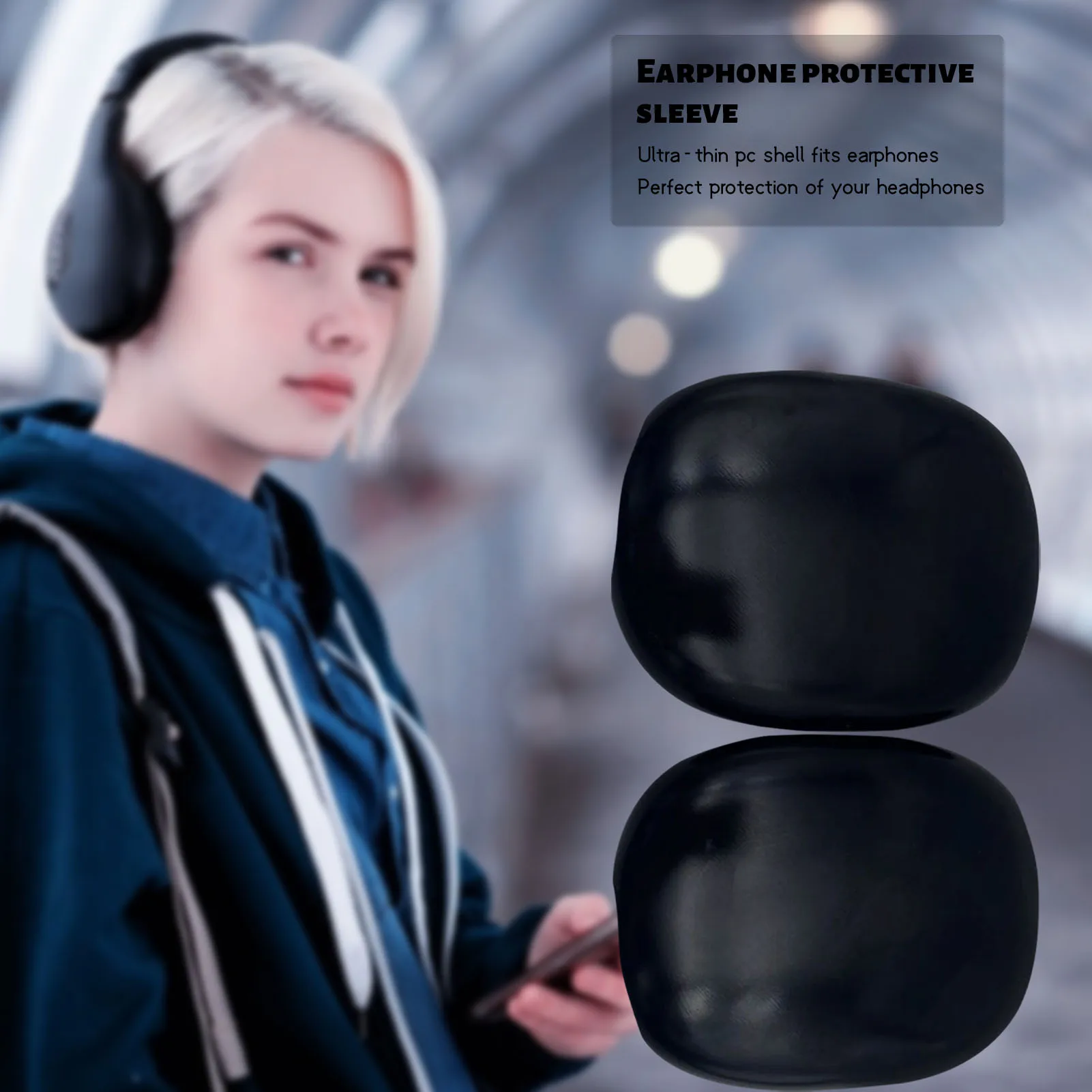 Вкладыши для наушников крышка чашек протектор Airpods Max ПК гарнитура Bluetooth чехол