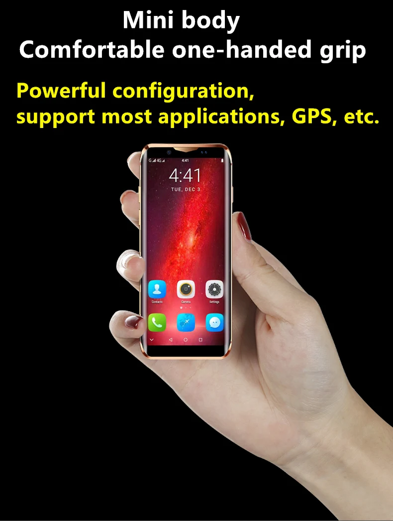 4G Карманный смартфон K-touch i10 3,5 дюймов изогнутый экран мобильный телефон Android 8,1 Лицо ID роскошный мобильный телефон Google Play магазин