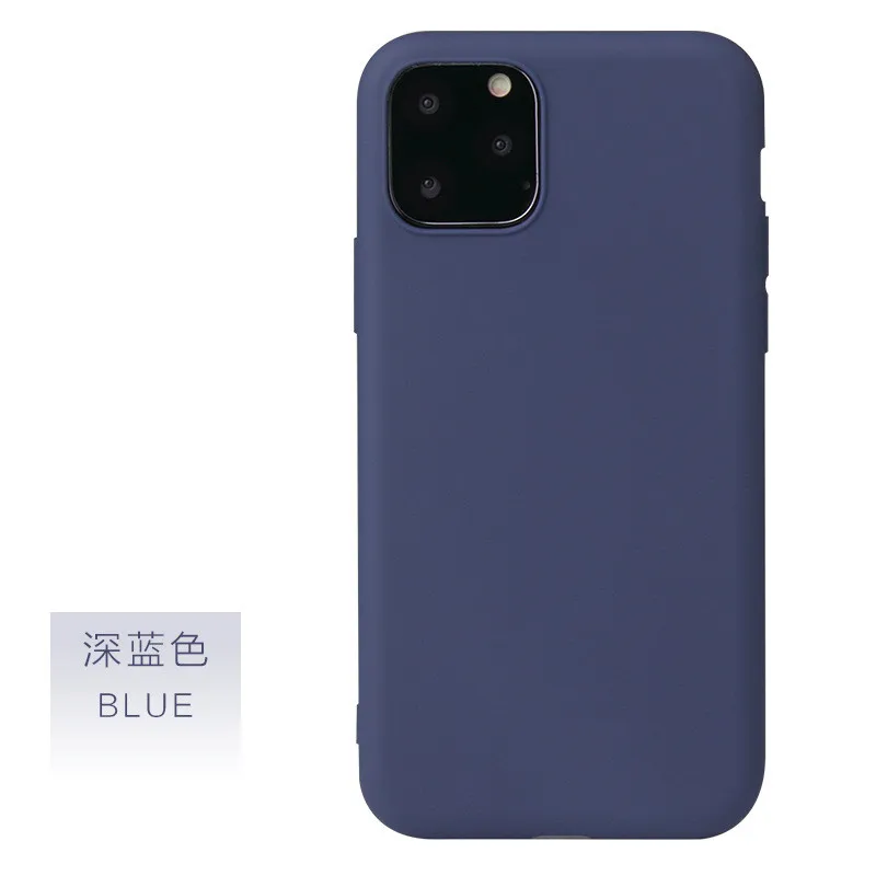 Dark Blue Чехол конфетного цвета для huawei Коврики 30 20X5G P20 P30 Pro Lite Y6 Y7 Y9 P Smart на Honor 9X8X20 Pro 10i 20i 10 9 Lite чехол - Цвет: Dark Blue