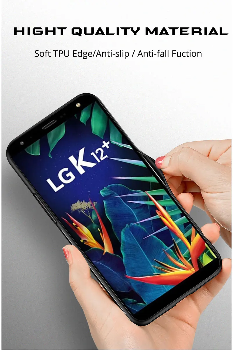 Для LG K4 K7 черный ТПУ чехол для телефона чехол для LG k7 K8 чехол с защитной крышкой для LG K8 K10 K12 плюс K40 X4 чехол s