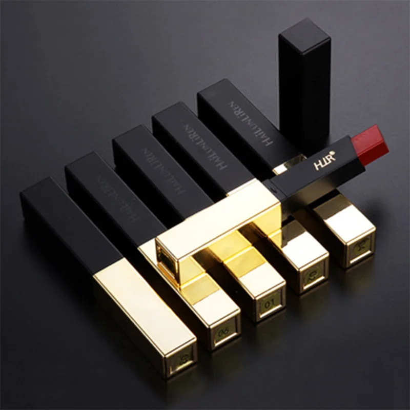 Губная помада mall gold bar Мягкая матовая шелковая губная с эффектом длительного