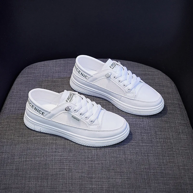

2021 new Korean fashion white shoes women platform sneakers breathable running shoes women's casual flats women trainers