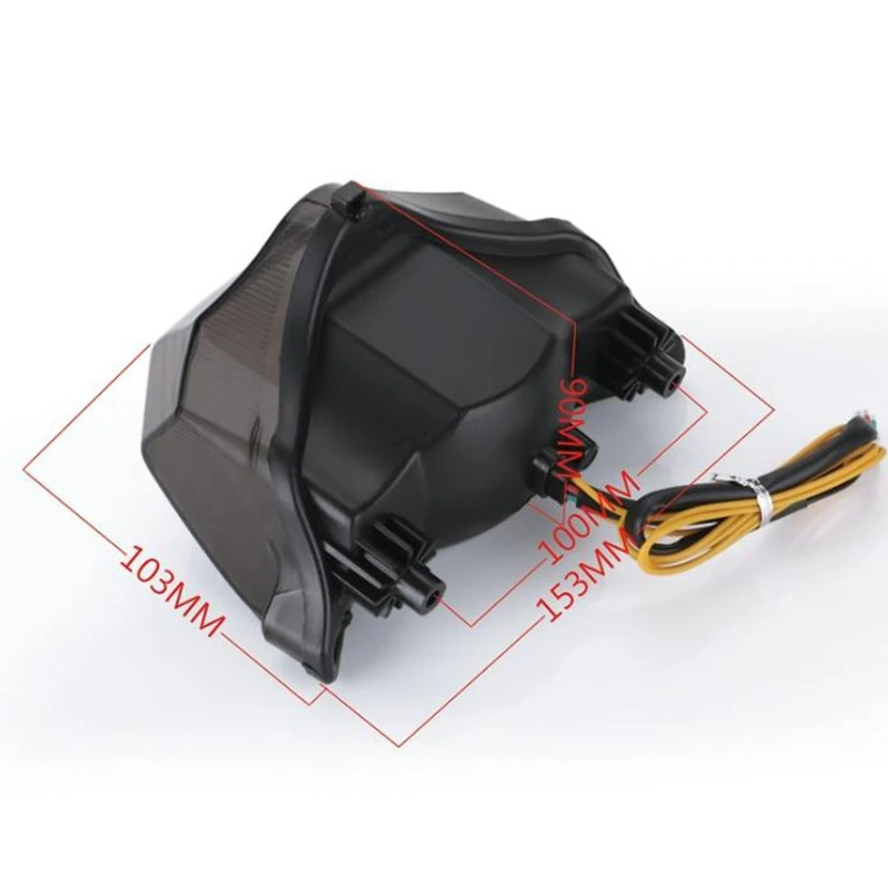 Мотоцикл светодиодный задний тормоз поворотник Интегрированный свет для Yamaha FZ600