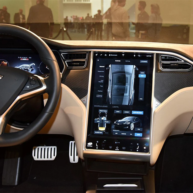 1 шт 15 дюймов Tesla модель 3 S X протектор экрана автомобиля прозрачное закаленное