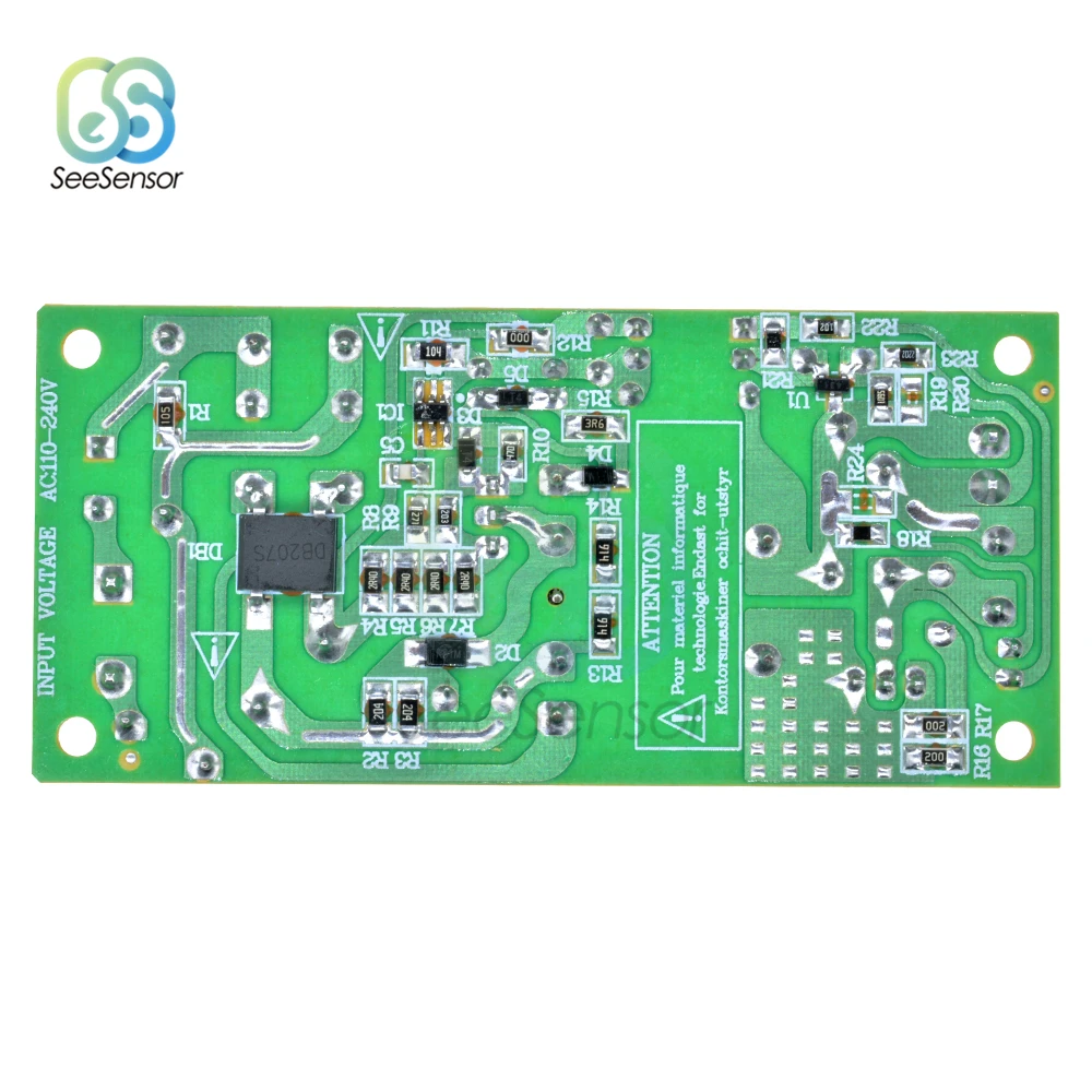 AC-DC 100 V-240 V-12 V 3A 24V 1.5A переключение Питание модуль перенапряжения Защита от перегрузки по току Защита от короткого замыкания, защита для переключателя «сделай сам»