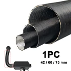 Труба из алюминиевой фольги, 426076 мм, аксессуары для автомобильного обогревателя, алюминиевый вытяжной вентилятор, Алюминиевый шланг, труба впуск выпуск