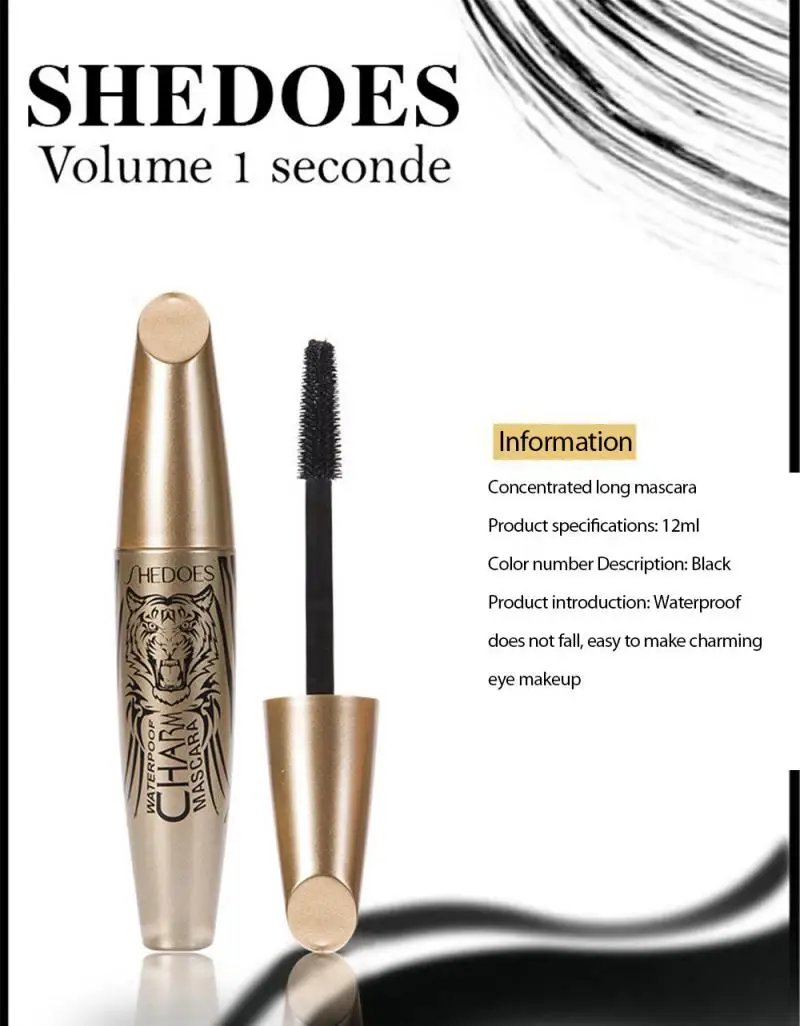 

1PC Natural Lash Mascara Waterproof 4d Mascara Lengthening Mascara Volume For Thick Curling Eyelashes Extension TSLM2