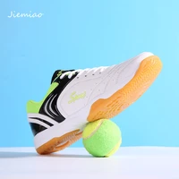 jiemiao new professional tennis shoes for men and women outdoor breathable tennis training sports sneakers tenis masculino