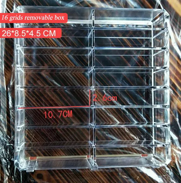 

New Clear Acrylic Makeup Organizer Makeup Tools Holder Powder Cake Box Beauty Blender Sponge Lipsticks Storage Case for Cosmetic