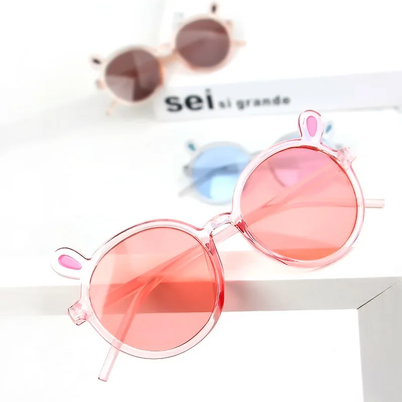 Детские солнцезащитные очки детские Hello cat Солнцезащитные с кроличьими ушками