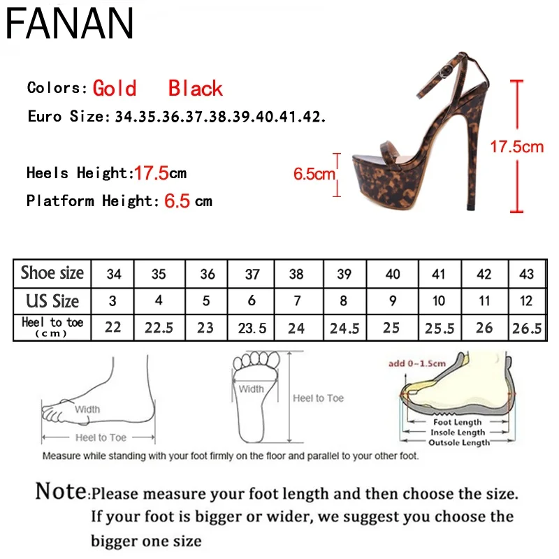 

Summer Sexy Peep-toe Women Sandals Sandalias Shoes Sandalias De Mujer Gladiator Party Club Buckle Strap Super High Heel 17.5cm