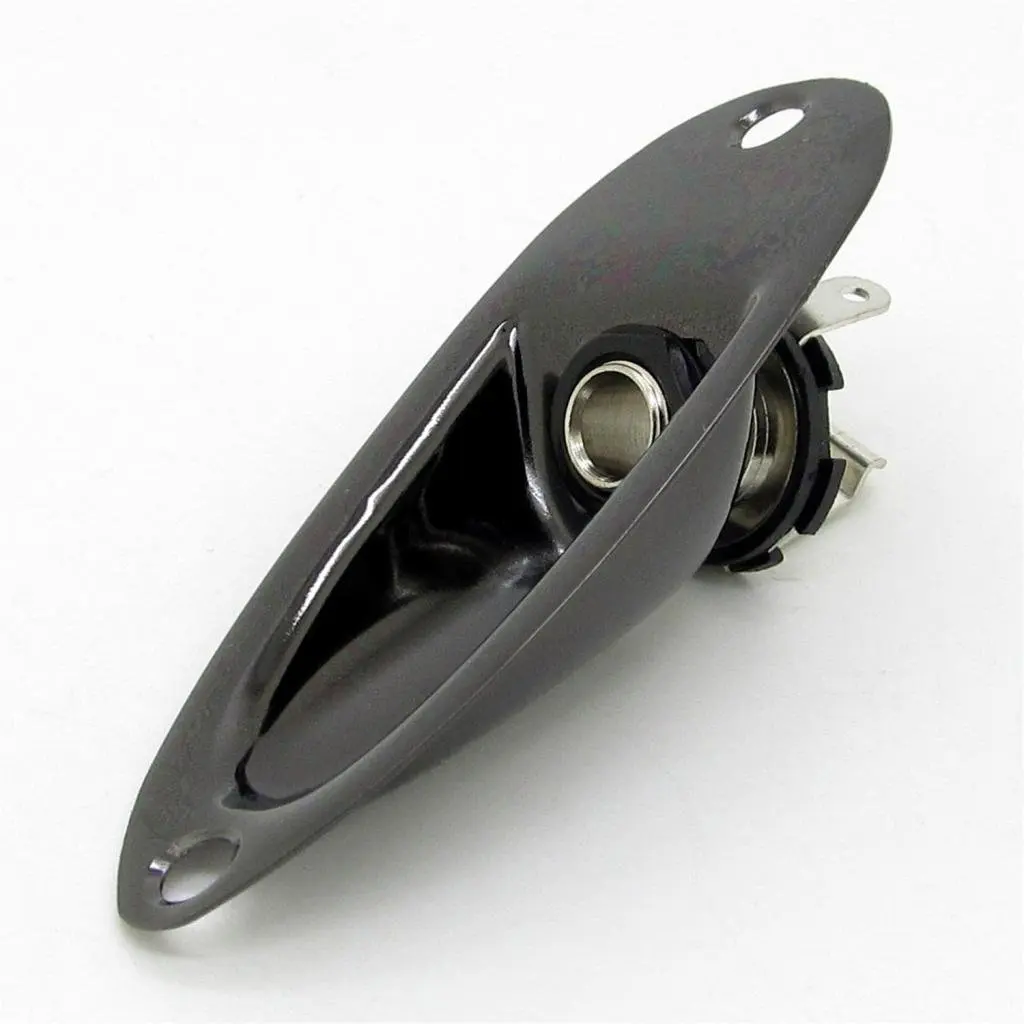 Черная штепсельная Вилка для гитары в стиле лодки 6 35 мм | Спорт и развлечения