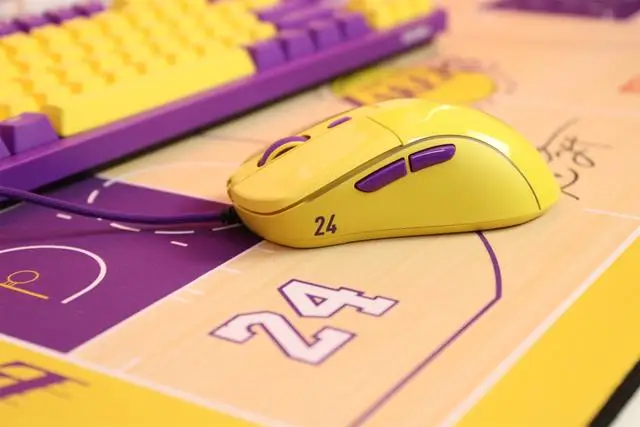 

Игровая мышь Dareu Kobe фиолетового золота династии A960 легкая 16000DPI RGB подсветка Проводная игровая мышь для киберспорта