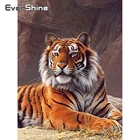 EverShine Алмазная вышивка тигр вышивка крестиком алмазная живопись с квадратными стразами животные Алмазы Искусство бисер картина наборы