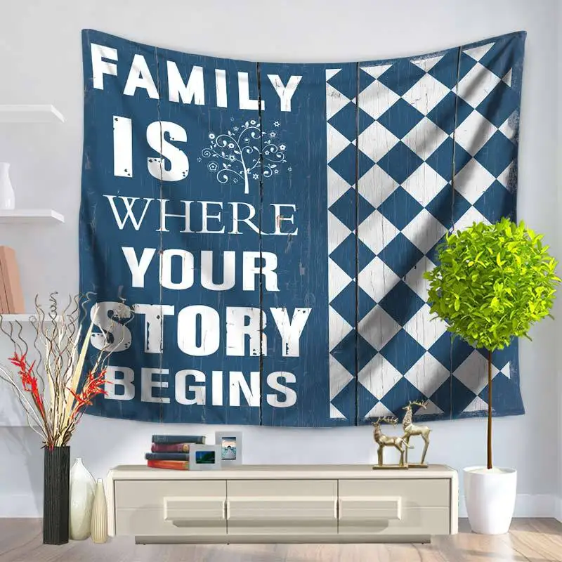 Гобелен из полиэстера в стиле ретро ковбойский цвет украшение для дома настенные