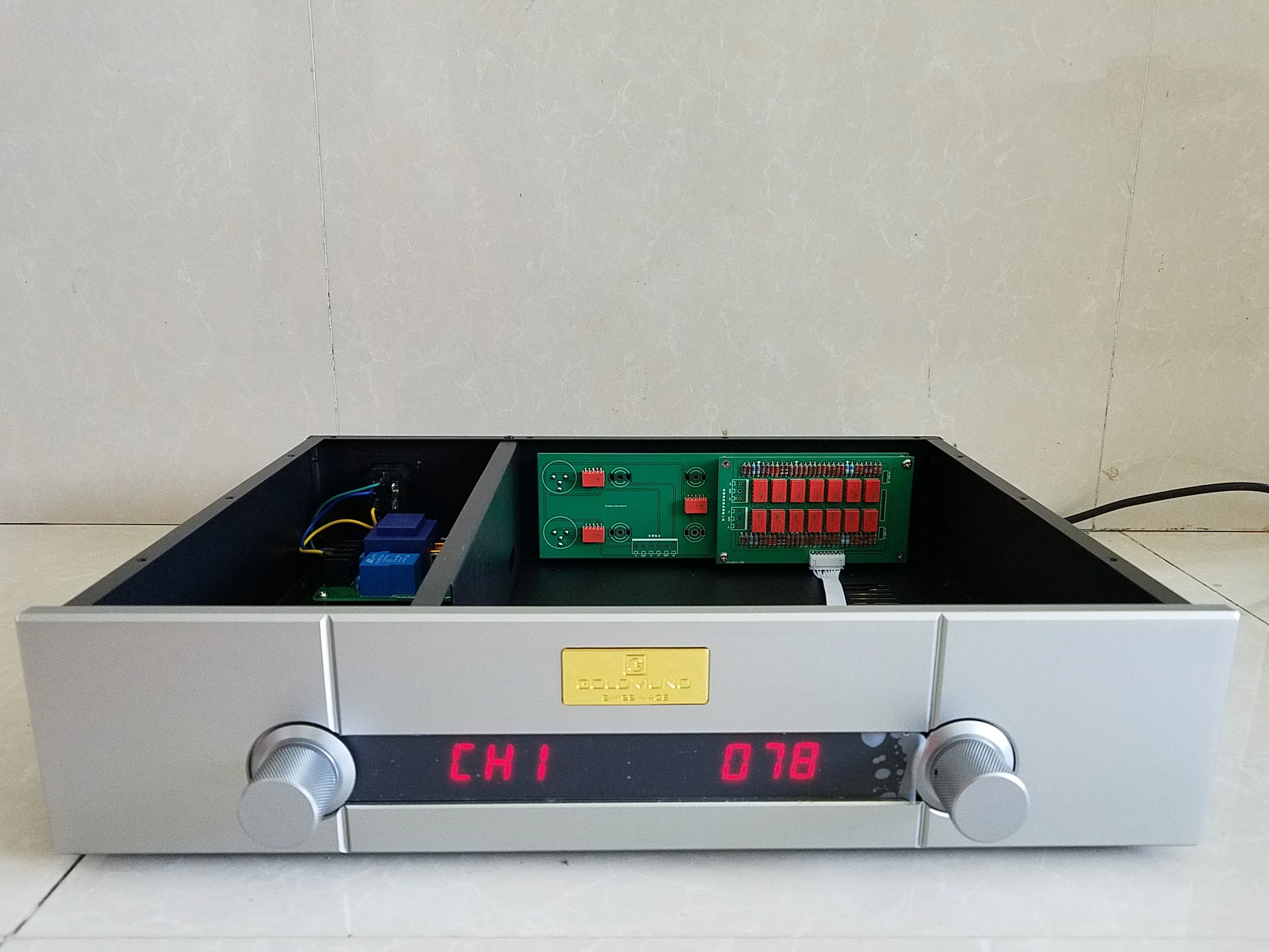Сбалансированный пульт дистанционного управления громкостью HiFi 128 шагов реле