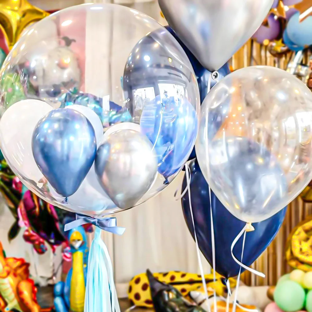 25inch olive green latex balloons filled transparent bobo balloon kids birthday wedding party decoration globos free global shipping